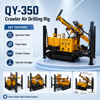 Foreuse hydraulique diesel QY-350 à prix d'usine pour forage profond, machine de forage minier, équipement de forage de puits d'eau
