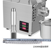 RG-109 En Acier Inoxydable machine de presse à huile Automatique À La Maison/Commercial Expulseur D'huile de Noix De Coco D'avocat Castor Lin D'arachide De Tournesol