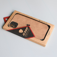 Boîte d'emballage pour téléphone portable en papier kraft avec logo personnalisé
