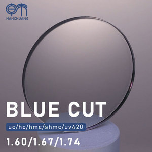 Lentes Oftálmicas Transparentes SHMC con Filtro Azul ASP 1.67/1.74 de Visión Única UV420 de Fábrica Danyang - Product Image 6