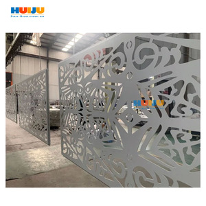 HJ lan can mô hình tấm vườn hàng rào laser cắt nhôm lan can lan can & tay vịn cầu thang ban công hàng rào màn hình riêng tư - Product Image 1