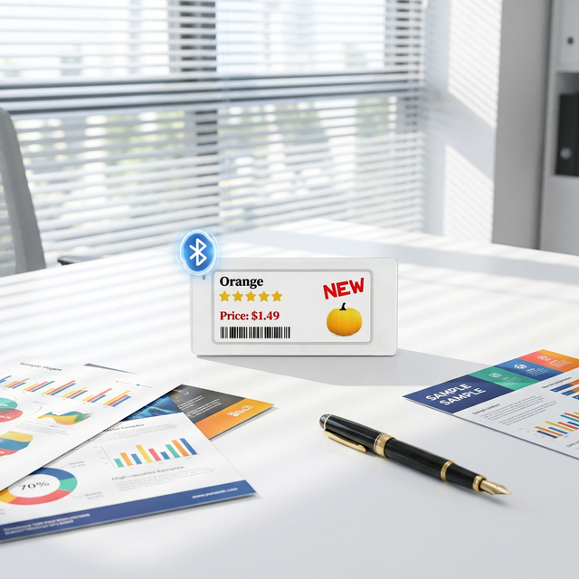 Wireless BLE E Ink ESL Digital Price Tag Electronic Shelf Label With CE Certification Easy Installation for Store