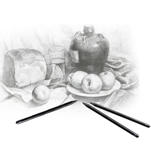 3 pièces Ensemble Professionnel Doux Moyen Croquis Dessin <span class=keywords><strong>Crayon</strong></span> <span class=keywords><strong>Crayon</strong></span> De Charbon De Bois Pour La Peinture D'art - Product Image 4