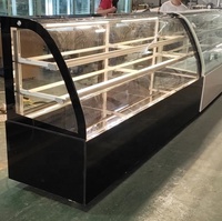 Offre Spéciale De boulangerie En Verre incurvé Gâteau vitrine de Réfrigérateur/Réfrigérateur de gâteau