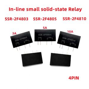 แผงวงจร PCB แบบ Single-in-line ขนาดเล็ก 10A5A3A 4 ขา ควบคุมวงจรไฟฟ้ากระแสตรง ด้วยรีเลย์โซลิดสเตทกระแสสลับ รุ่น 2F4803 2F4805 SSR-2F4810 - Product Image 2