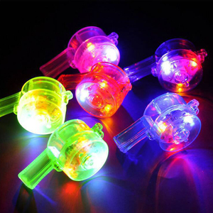 Nhà Cung Cấp Nhà Máy Vòng Cổ Phát Sáng Trong Bóng Tối Đầy Màu Sắc Còi LED Phát Sáng Nhấp Nháy Cho Đồ Dùng Ủng Hộ Bữa Tiệc Sinh Nhật - Product Image 3