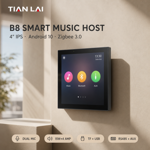 Tianlai B8 Ondas Sonoras que Dan Baile a tu Música en este Panel de 4 Pulgadas con Zigbee Gateway Integrado y 4x30W para Toda la Casa - Product Image 1