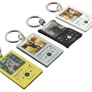 Porte-clés en acrylique personnalisé pour album musical, <span class=keywords><strong>chanson</strong></span>, Saint-Valentin, musique, amour, <span class=keywords><strong>anniversaire</strong></span>, mariage - Product Image 2