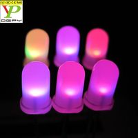Usine chinoise de haute qualité bon prix 3mm 5mm 2pin rgb diodes led clignotantes multicolores avec lentille transparente à l'eau lentille diffuse laiteuse