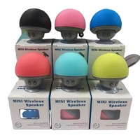 Altavoz Bluetooth Portátil Inalámbrico con Forma de Mini Hongo, Bonito y de Venta Caliente de Fábrica, Regalo Musical para Teléfono Móvil