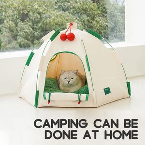 मेहराब डिजाइन छोटे कुत्तों या बिल्लियों के लिए पालतू पालतू पालतू जानवरों के लिए पोर्टेबल पालतू टेंट टेंट टेंट के बाहर सफेद कुत्ते या बिल्ली के घर - Product Image 2
