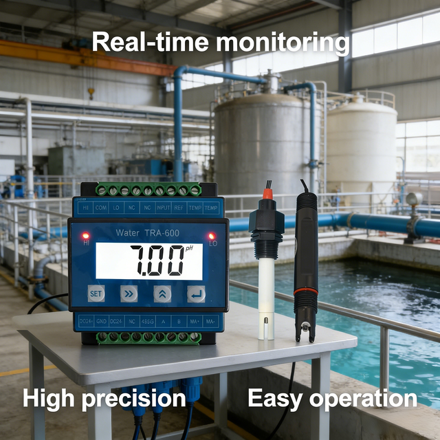 Online Industrial PH ORP Conductivity Resistivity or TDS Transmitter With 4-20mA RS485 Sensor Output OEM Customizable PH Meter