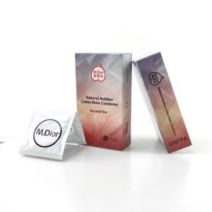 Chine Préservatifs masculins en latex de qualité supérieure fabriqués sur mesure saveur menthe avec sensation naturelle et humidité supplémentaire Sentez la différence! - Product Image 1