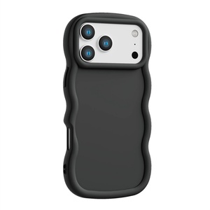 เคส TPU สีพื้นแบบ New Wave สำหรับ iPhone 17 16 15 14 13 12 11 Pro Max ดีไซน์กันกระแทกสไตล์ Candy แฟชั่น - Product Image 3