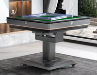 Table de Mahjong Électrique Entièrement Automatique en Métal, Pliable et Portable, avec Roues de Mélange, 99 cm, Logo Personnalisé OEM, Direct Usine
