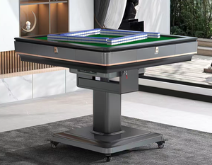 Tavolo Automatico per Mahjong in Metallo Pieghevole Portatile con Ruote per Mescolare <span class=keywords><strong>le</strong></span> Carte 99cm OEM Logo Personalizzato Direttamente dalla Fabbrica per Casa Feste Club 4 - Product Image 1