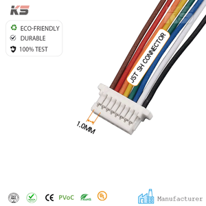 Shr-6コネクタカスタム7ピン1.0mm1.0ピッチピンオスメスjstshrプラグコネクタ1mmピッチ4ピンケーブル5ピンワイヤー - Product Image 1