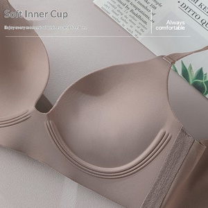 <span class=keywords><strong>Sujetador</strong></span> Push-Up sin Costuras Estilo Cómic para Mujer, Realza el Busto Pequeño, <span class=keywords><strong>Copa</strong></span> 3/4, Cómodo, sin Varillas, para Verano - Product Image 3