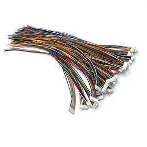 Fabrieksfabricage Kabelassemblage Jst 2 4 8-Pins Connectoren Om Gestript En Ingeblikt 1571 24awg Kabelboom