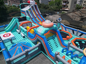 JOYFUL FUN Il Castello Gonfiabile Spaziale E Adatto Per Adulti E Bambini Parco Giochi Gonfiabile - Product Image 2
