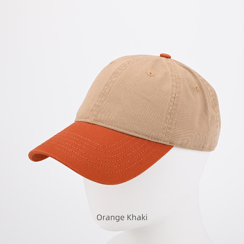 Orange + khaki