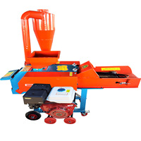 Broyeur de fourrage électrique triphasé en acier inoxydable 304 pour maïs et herbe, coupe-fourrage horizontale, déchiqueteuse de paille