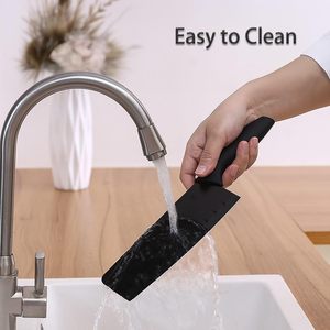 Ensemble de 6 couteaux de cuisine noirs avec planche à découper, ciseaux et éplucheur pour la cuisine - Product Image 5