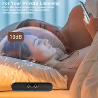 Nouvelle conception d'enceinte à conduction osseuse pour le sommeil, aide contre l'insomnie, boîte à musique pour oreiller avec écran, produit électronique grand public