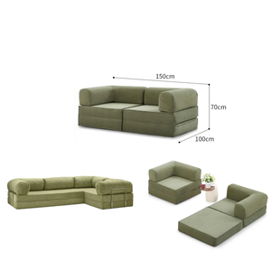 Nuevas Ideas de Productos 2026 para el Mercado Chino: Sofá Teddy Desmontable Estilo Wabi-Sabi, Muebles para Apartamentos Pequeños, Fábrica en Lecong - Product Image 6