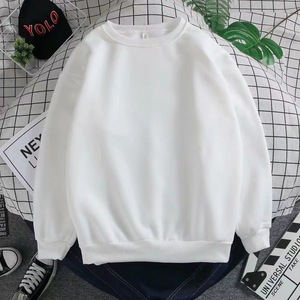 IStapromo Gifts Men Crew Neck Fleece Sweatshirt <b>Plain</b> Dyed Pullover <b>Hoodie</b> Breathable Knitted Long Sleeve Streetwear - Product Image 6