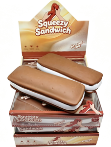 Nouvel Arrivage Jouet Squishy Géant, Jouets Fidget Unzip Toast, Jouets Fidget Crunchy Sheep, Jouet Promotionnel Pizza Squeeze Souple et Sandwich à Rebond Lent - Product Image 6