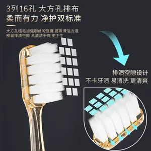 <span class=keywords><strong>Brosse</strong></span> <span class=keywords><strong>à</strong></span> dents manuelle de luxe écologique pour adultes, fabriquée sur mesure, <span class=keywords><strong>avec</strong></span> deux têtes remplaçables - Product Image 4