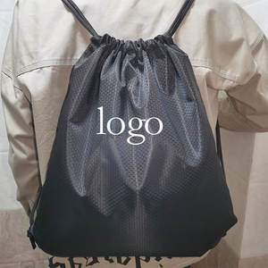 กระเป๋าเป้สะพายหลังผ้าใบแคนวาสแบบกำหนดโลโก้ได้เองกระเป๋าหูรูดทำจากโพลีเอสเตอร์กันน้ำรีไซเคิลพร้อมสายไนลอนลายการ์ตูน - Product Image 3