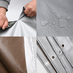 Ab Lager: 3x6m 140gsm beschichtete <span class=keywords><strong>PE</strong></span>-Plane, UV-beständig, wasserdicht, Bodenplane, Zeltboden, Fahrzeugschutz, Outdoor-Camping - Product Image 5