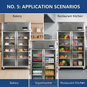 Frigorifero/Congelatore SWENZA Personalizzato in Acciaio Inox a <span class=keywords><strong>Doppia</strong></span> <span class=keywords><strong>Porta</strong></span> per Casa, Hotel e Cucine Commerciali - Product Image 5