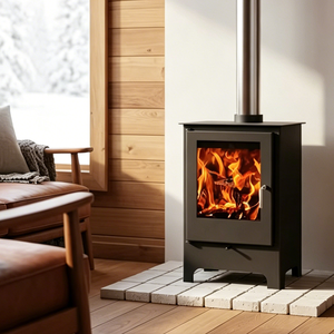 R0603A 5.5KW 84% Poêle à bois intérieur écologique à haute efficacité pour le chauffage avec alimentation en air secondaire - Product Image 1
