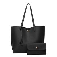Sac fourre-tout à bandoulière en cuir PU pour femme avec fermeture éclair, doublure en polyester, personnalisable, idéal pour toutes les saisons
