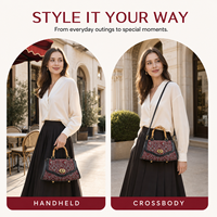 Sac à main en cuir véritable pour femme, avec poignée en bambou, sac à bandoulière de luxe de créateur, idéal pour un usage quotidien