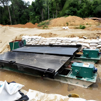 Goldgewinnungsanlage Gold-Mineralabscheider zum Verkauf Doppeldeck-Schütteltisch Schwerkraft-Konzentrierungsmaschine