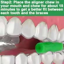 Aligneur à mâcher facile à utiliser Silicone de qualité alimentaire orthodontique bâtons à mâcher mallette de rangement pour accolades invisibles adultes 5 couleurs dentaire - Product Image 5