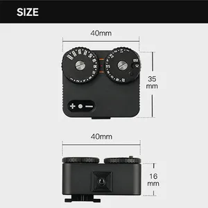 TTArtisan Light Meter II Support de sabot froid pour appareil photo reflex numérique sans miroir Accessoires de photographie <span class=keywords><strong>A7RIII</strong></span> XT-100 ZFC R5 - Product Image 6