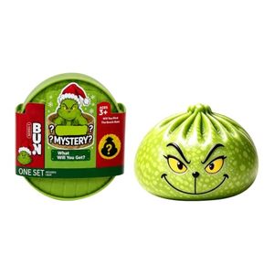 Grinch Face Squishy Toy Green Stress Relief Fidget Christmas Figurine Plastic Soft Plaything - Product Image 4