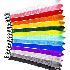 Échantillon gratuit Pas de commande minimum Lanière de tour de cou en gros Lanière de sangle Jacquard en nylon à sublimation avec logo personnalisé - Product Image 6