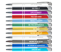 Stylo bille en métal avec logo personnalisé, gravure multicolore, stylo promotionnel pour le bureau, fabriqué par le fabricant