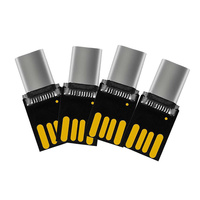 Multi capacidad USB 3,0/2,0 Tipo-C MUDP Metal Nuevo DIY Pen Drive USB Flash Disk