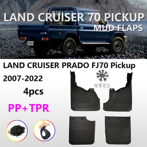Guardabarros de Plástico Negro para Toyota Land Cruiser LC70 FJ70, Juego de 4 Piezas - Product Image 3