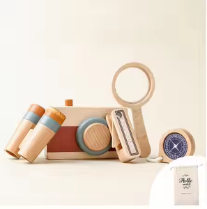 Observación de insectos al aire libre caja de regalo niños simulación telescopio Cámara exploración jugando casa brújula lupa conjunto - Product Image 4