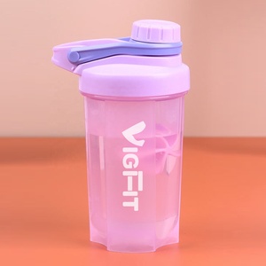 500ml Small Protein <b>Shaker</b> <b>Bottles</b> with Handle BPA-Free Gym <b>Shaker</b> Cups with Blending Ball for Protein Shakes and Pre Workout - Product Image 5
