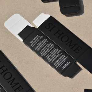 Caja de papel de pestañas de lujo personalizada Laminación mate brillante Impresión ordinaria Cajas de pestañas de tira completa dulce vacía - Product Image 5