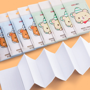Autocollants correcteurs Deli 79466 90x55mm en PET pour étudiants, style dessin animé, paquet de 10 pages - Product Image 2